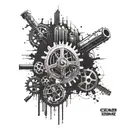 Video games (Red Dead Redemption 2, Gears or War) gym, self-improvement and letting go of the past tattoo design idea