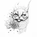 lifting from depressed and anxiety  tattoo design idea