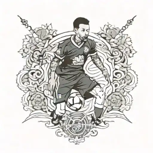 Steph curry, ronaldo, Messi, Manchester United, Craig jones  tattoo design idea