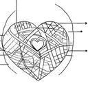 A minimalist tattoo of a globe with a heart-shaped marker on the locations where you and your family have traveled together. tattoo design idea