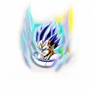 vegeta tattoo design idea