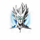 vegeta tattoo design idea
