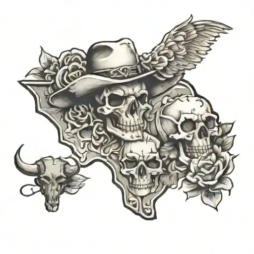 Indiana and Texas tattoo design tattoo design idea