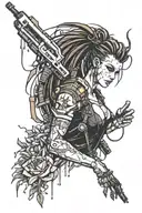 cyberpunk 2077 tattoo design idea