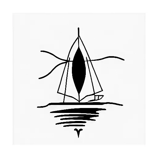 ship with soundwave tattoo design idea