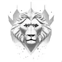 brick wall being torn down by a strong, determined lions paw tattoo design idea