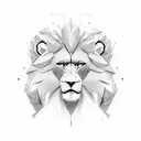 brick wall being torn down by a strong, determined lions paw tattoo design idea