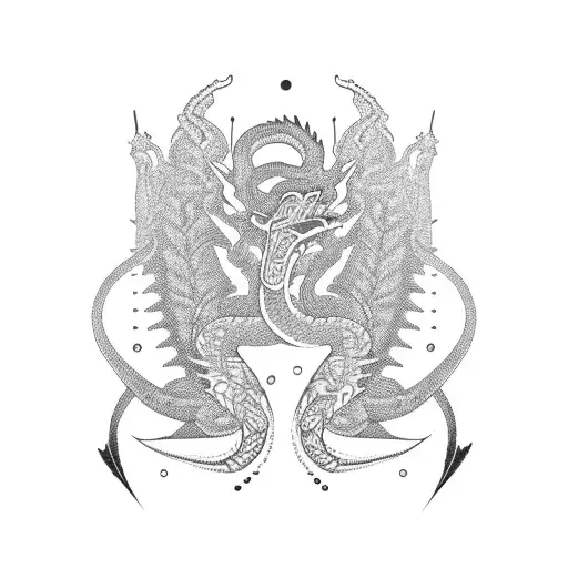 design of an andean fire serpent for the arm tattoo design idea