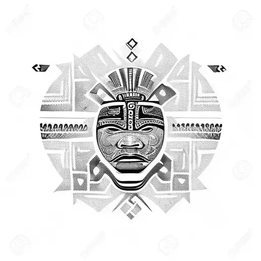 Maori design combined with Inca designs tattoo design idea