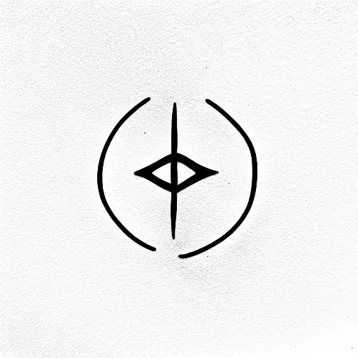 matching tattoo with my sister symbol tattoo design idea
