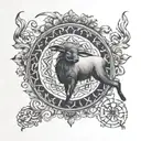 agnus dei tattoo design idea