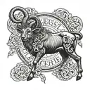 agnus dei tattoo design idea