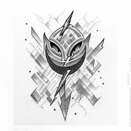 Lightning Bolt tattoo design idea