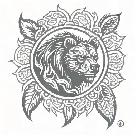 bear paw tattoo symbol tattoo design idea