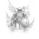 do not go gentle into that good night tattoo design idea