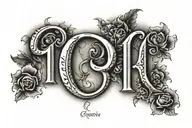 Romanian Numeral Tattoo tattoo design idea