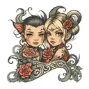 siblings tatoo tattoo design idea