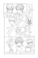 BTS spring day with Mikroskosmo and Zero o clock, all together correlating tattoo design idea