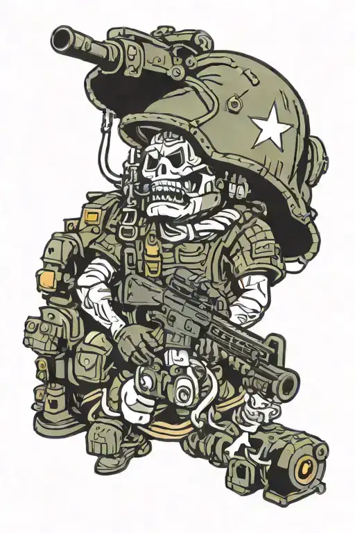 army maintenance  tattoo design idea