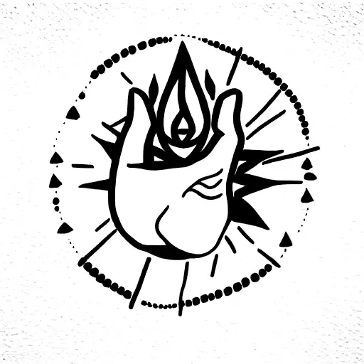 Aum tattoo design idea