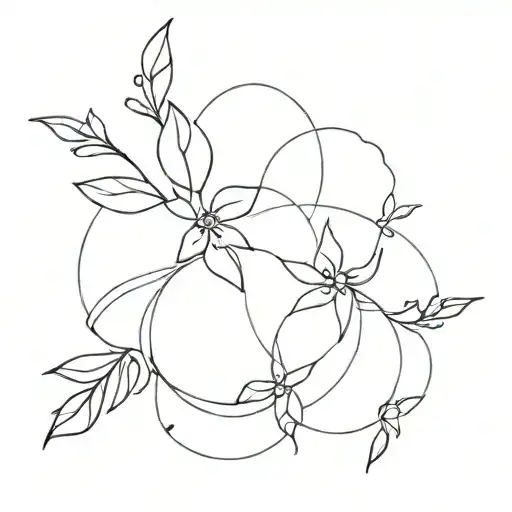 interlink tattoo design idea