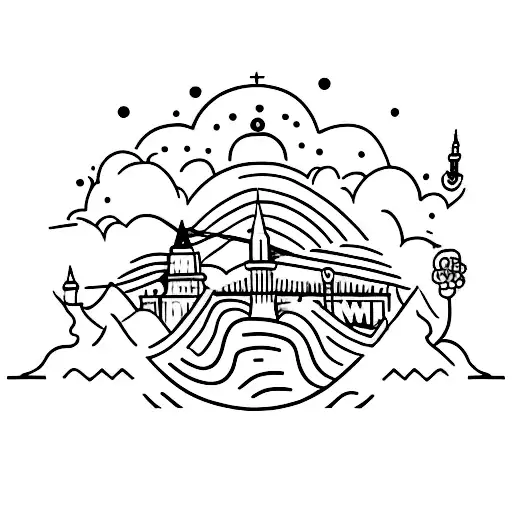 we are three friends that had fun in Istanbul and now we want to have a tatto of this experience that we dont regret to  tattoo design idea