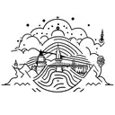 we are three friends that had fun in Istanbul and now we want to have a tatto of this experience that we dont regret to  tattoo design idea