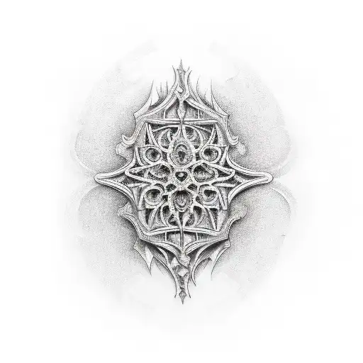 cathedral gothic tattoo design idea