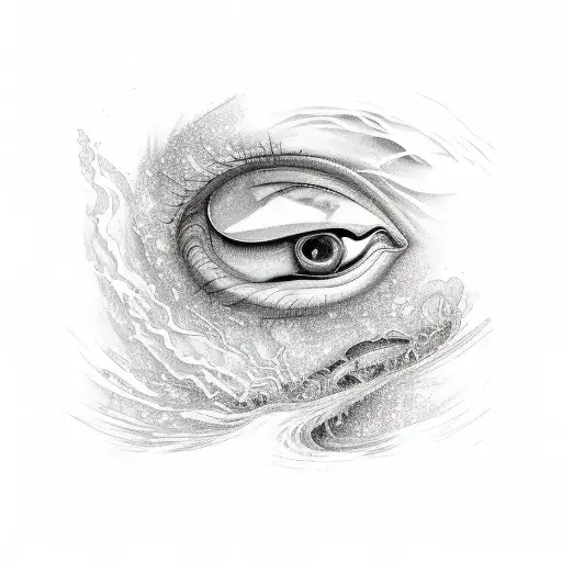 a really thin river running down a thigh and stomach with the word oneirataxia next to it tattoo design idea