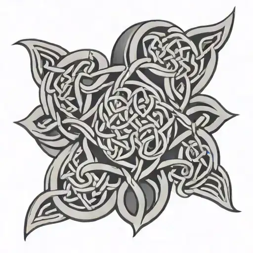 Celtic knotwork design tattoo design idea