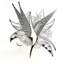 Bird of Paradise tattoo design idea