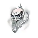 Grim Reaper tattoo design idea