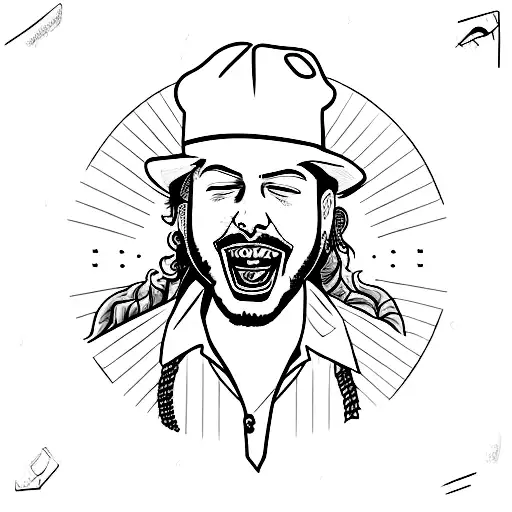 enough is enough post malone tattoo design idea