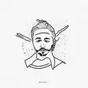 enough is enough post malone tattoo design idea