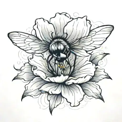 fly higher than waterlilly Poppy tattoo design idea