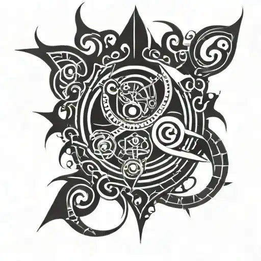 Time Capsul tattoo design idea