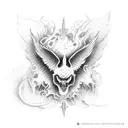 gates to heaven tattoo design idea