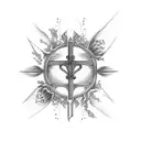 gates to heaven tattoo design idea