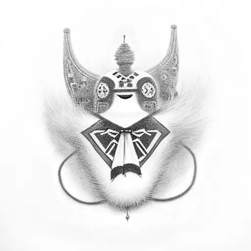 kachina in downtown Phoenix  tattoo design idea