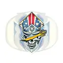 engineer castle army tattoo design idea