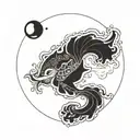 Working as an engineer but fan of ocean, polynesia, réunion island and my daughter called Celeste tattoo design idea