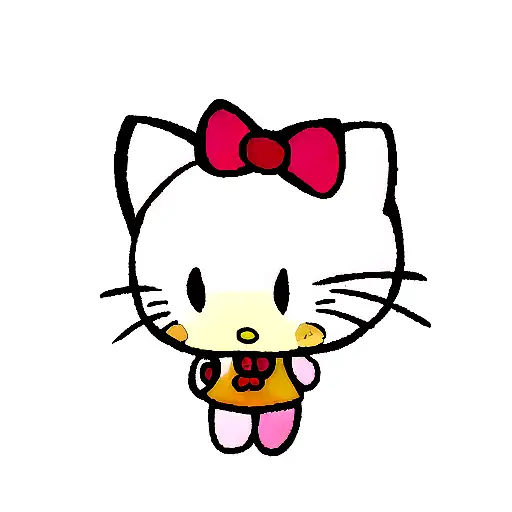 hello kitty tattoo design idea