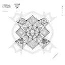 chocolate molecule structure  tattoo design idea