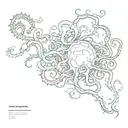 moscow underground map octopus tentacles goes from rhe end of the branches  tattoo design idea