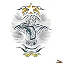 Snake and Eagle tattoo design idea