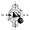 Leo Aquarius libra tattoo design idea