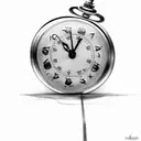 time tattoo design idea