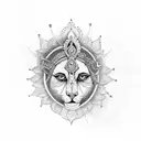 krishna flute tattoo design idea