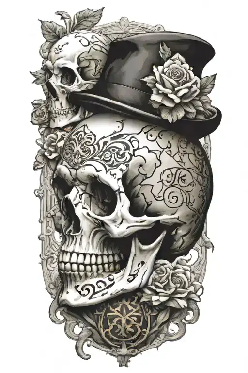 memento mori memento vivere featuring  picture of seneca no  skull tattoo design idea