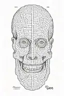 memento mori memento vivere featuring text and picture of seneca tattoo design idea